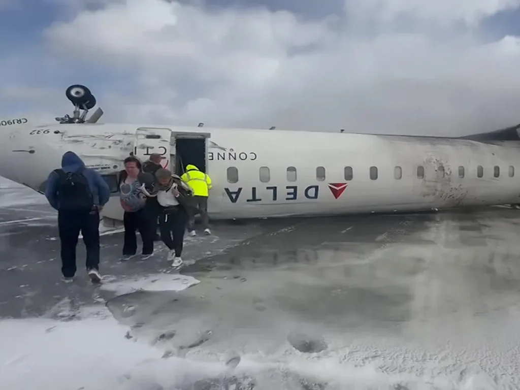 Delta Airlines Plane Crash at Toronto Pearson 