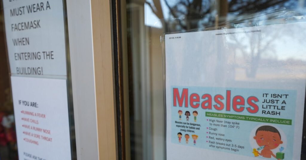 Unvaccinated school-aged child died in the West Texas measles outbreak
