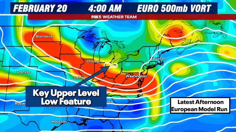 D.C. Braces for a Powerful Midweek Snowstorm, preassure