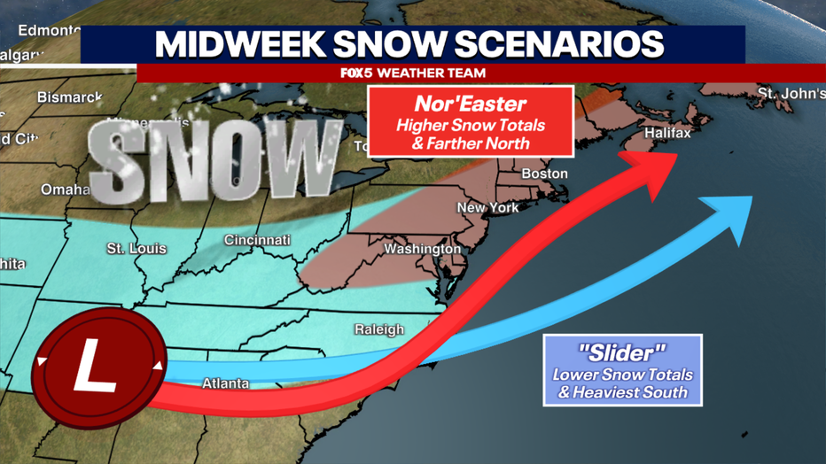 D.C. Braces for a Powerful Midweek Snowstorm