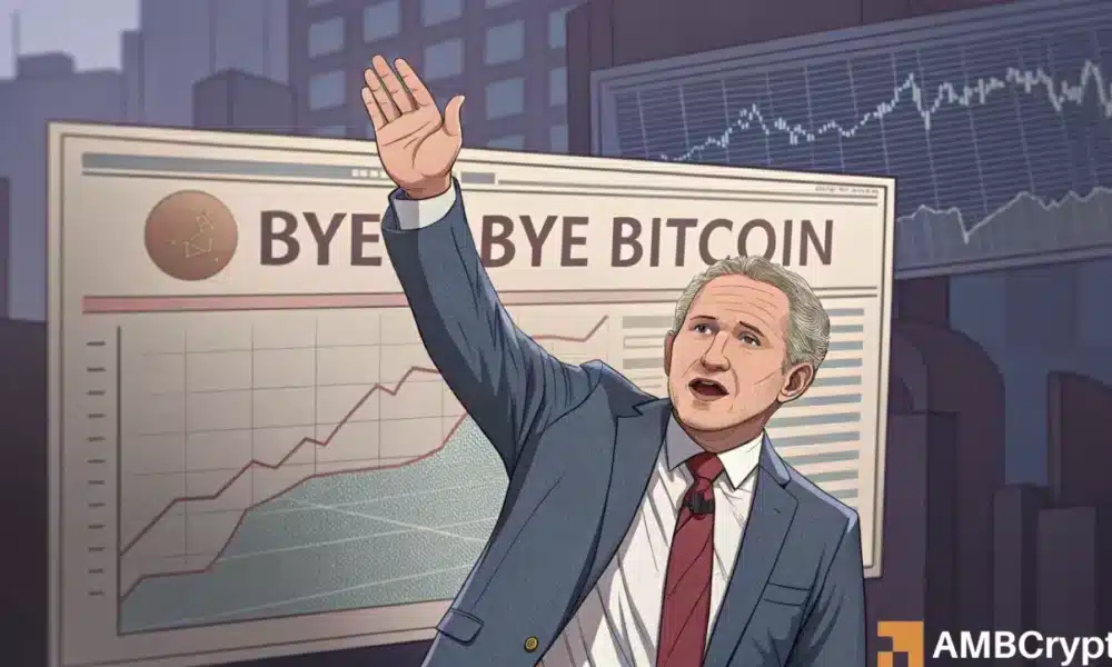 'Bye bye Bitcoin Reserve' - Peter Schiff mocks BTC's 'digital gold' status