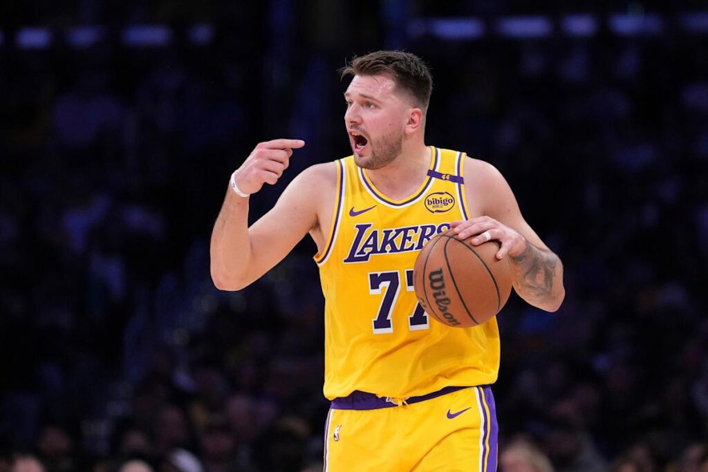 Luka Doncic scores 31 after a big 1st quarter, and the Lakers rout the depleted Nuggets 120-108