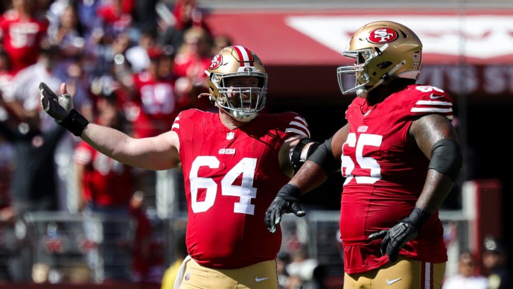 49ers C Jake Brendel won't face competition for starting job