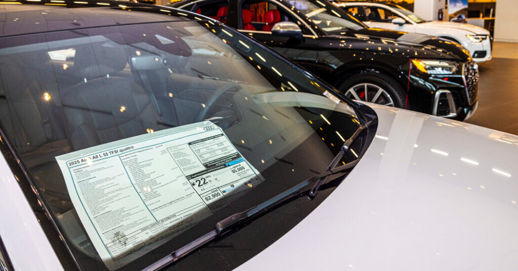 Auto Tariffs Take Effect, Putting Pressure on New Car Prices