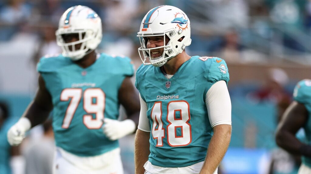 Dolphins release LS Blake Ferguson, waive three others