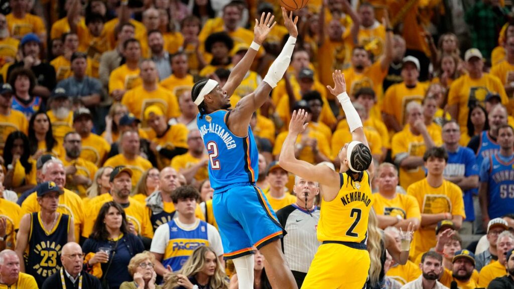 SGA leads Thunder in 111-104 Game 4 win over Pacers