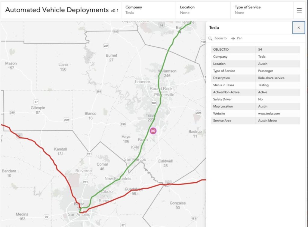 You Can Now Track Tesla’s Robotaxi Deployment