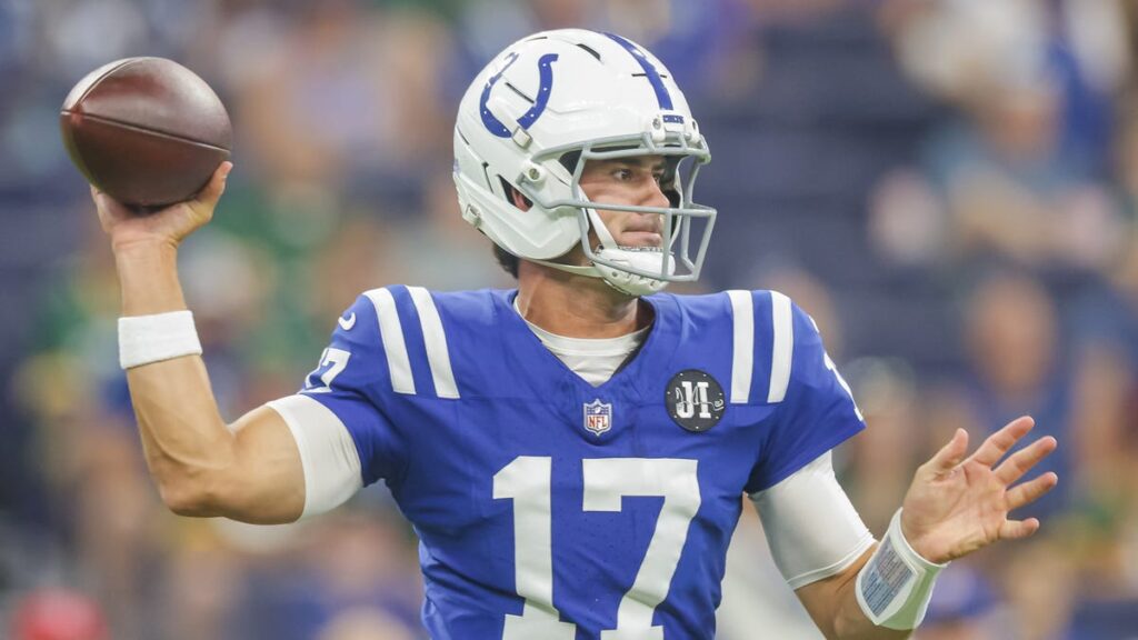 Colts' coach on why Daniel Jones named starter over Anthony Richardson