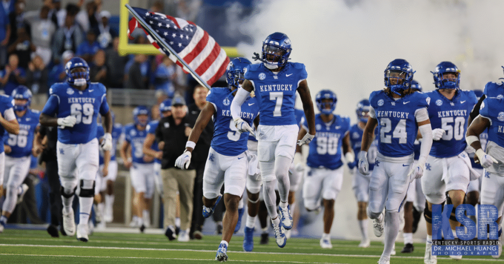 Kentucky Quarterbacks at Spring practice, via Aaron Perkins, KSR