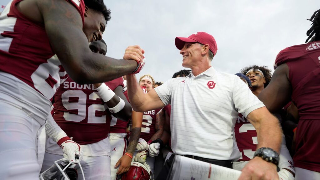 OU football's Brent Venables 'off the hot seat' after win over Auburn