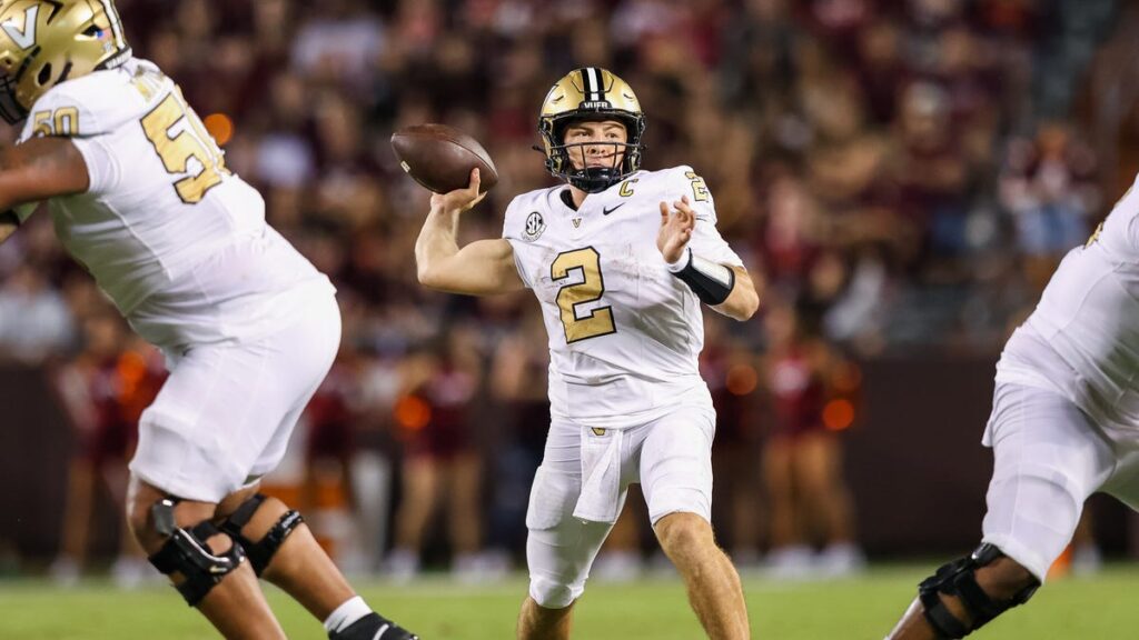 Vanderbilt football vs South Carolina game time, TV channel in Week 3