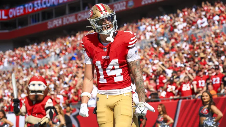 49ers' Ricky Pearsall still battling injury, uncertain for Week 7 against Falcons image