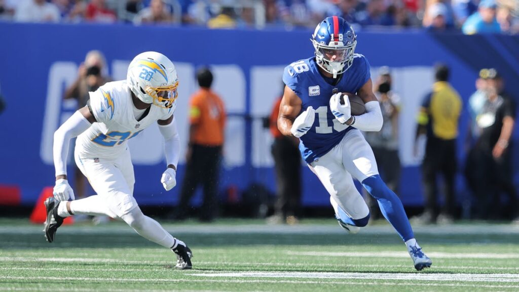 Darius Slayton to miss Week 6 game vs. Eagles with a hamstring injury