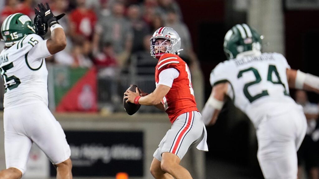 Ohio State QB Julian Sayin among top ten according to USA TODAY