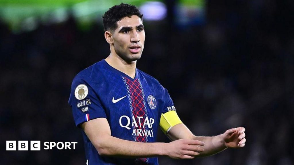Achraf Hakimi, defender for Paris St-Germain, set to appear in court over rape accusation.