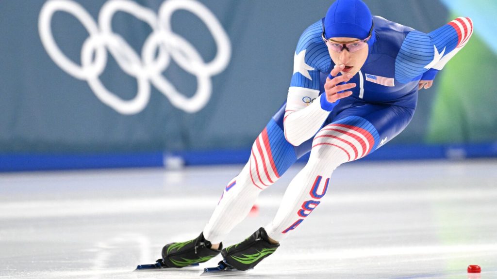 American speedskater earns silver, achieving a total of three Olympic medals.