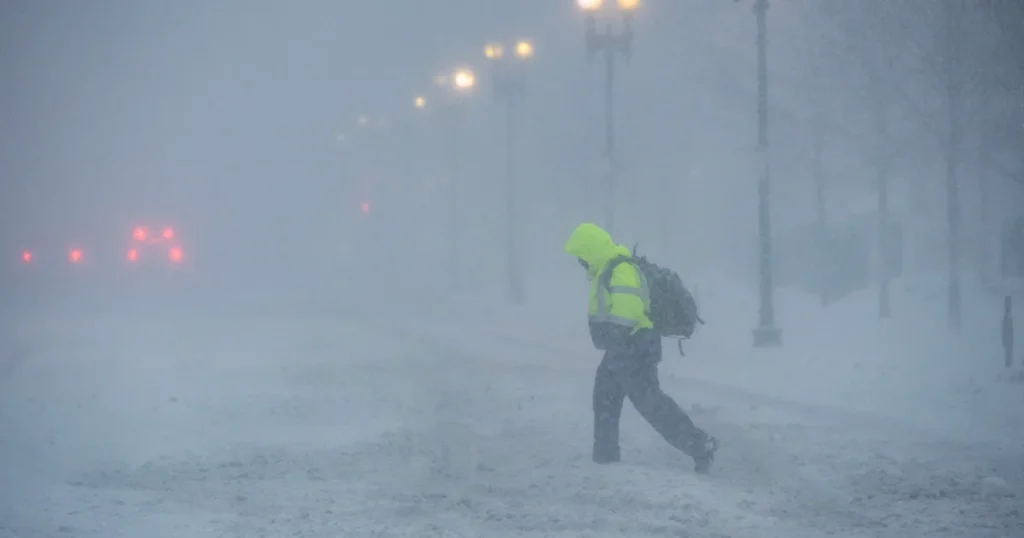 Boston Globe delays newspaper printing for the first time in 153 years amid blizzard conditions.