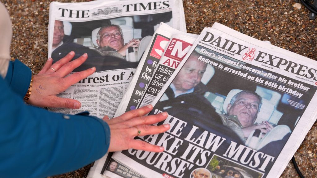 British authorities conduct another search of former Prince Andrew's residence in connection with Epstein investigation.
