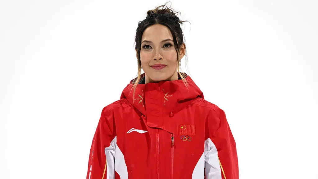 Eileen Gu secures silver in big air at the 2026 Milan Cortina Winter Olympics.