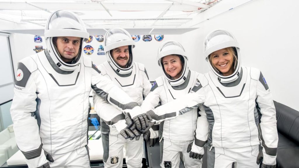 Four astronauts from NASA's Crew-12 mission embark on space journey