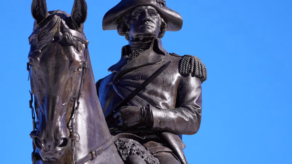 George Washington did not have wooden dentures, but he played a key role in the Siege of Boston.