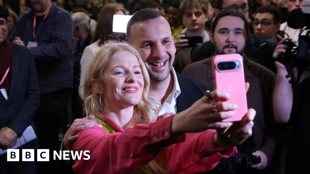 Green Party secures victory in Gorton and Denton by-election, relegating Labour to third position.