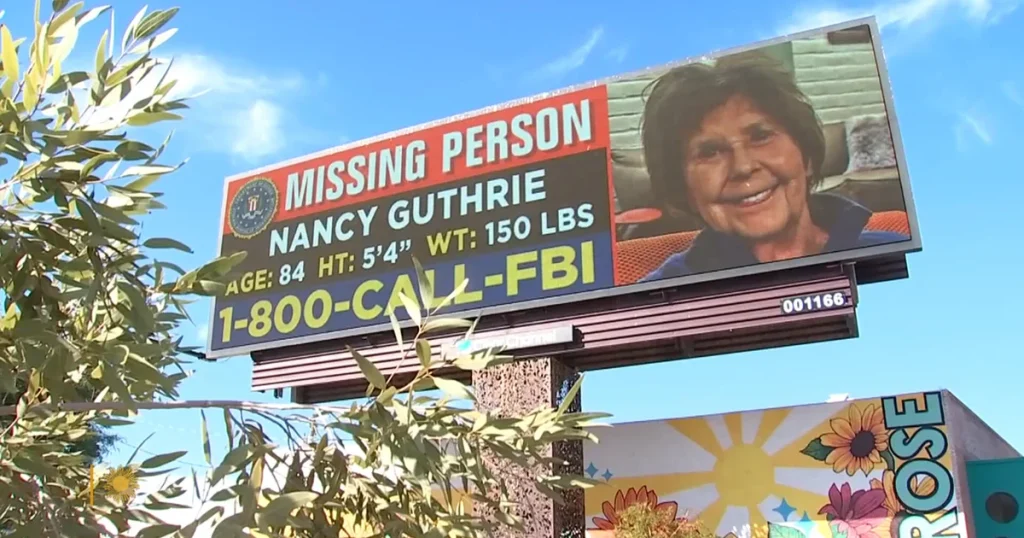 Intensive search efforts continue for Nancy Guthrie amid a challenging week.