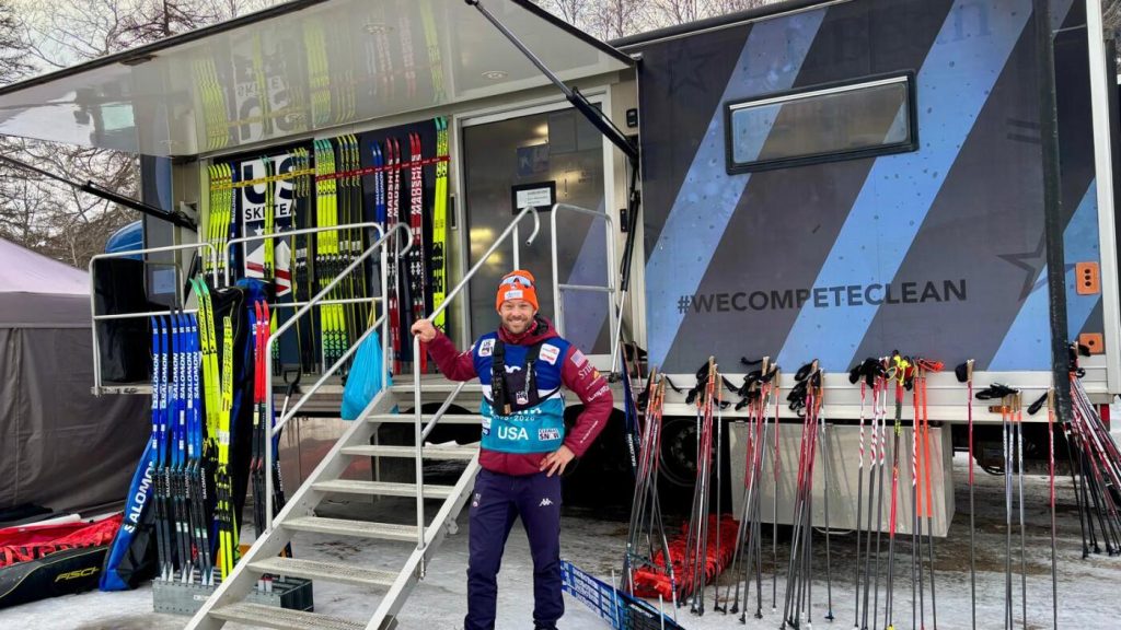 Jessie Diggins and Yolanda collaborate on Olympic wax preparation, reports NPR