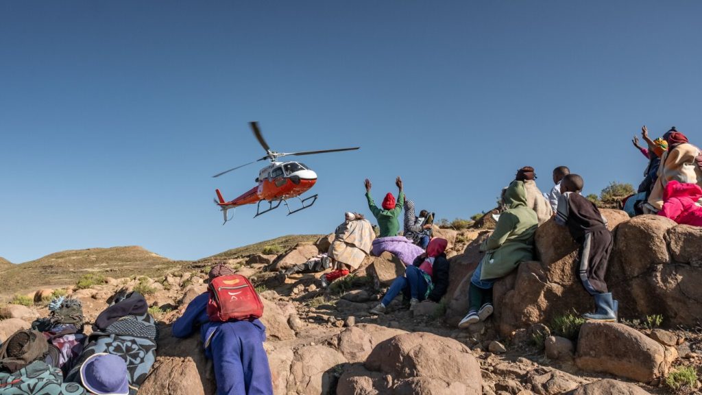 Lesotho's aerial medical team remains resilient in the face of reduced assistance.