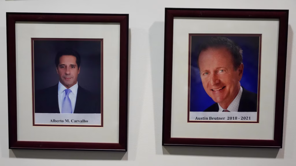 Los Angeles school district chief put on paid leave amid federal investigation.