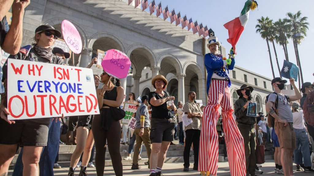 Rising apprehensions about autocracy emerge in the United States.