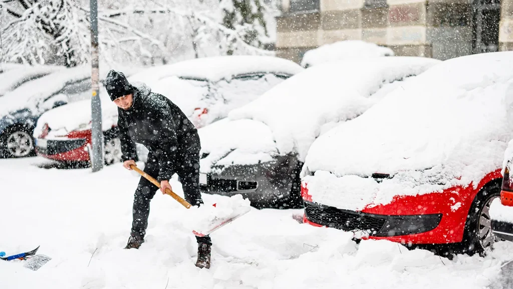 Severe snowfall raises various health risks, including those related to snow removal and hypothermia.