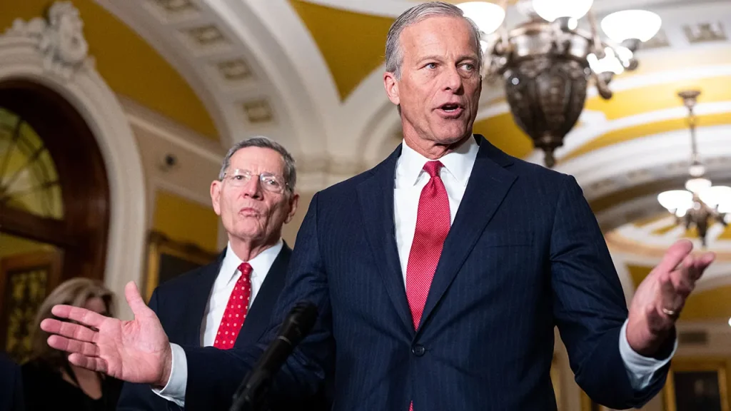 Thune claims Democratic strategies in Congress are impacting Republican efforts for the midterm elections.