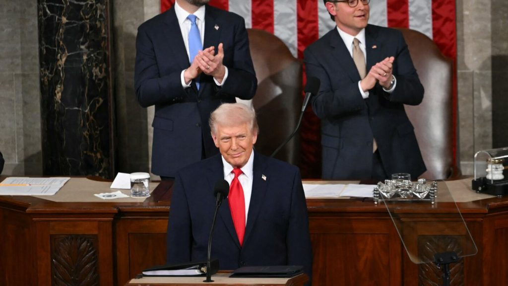 Trump delivers State of the Union speech for 2026, according to NPR
