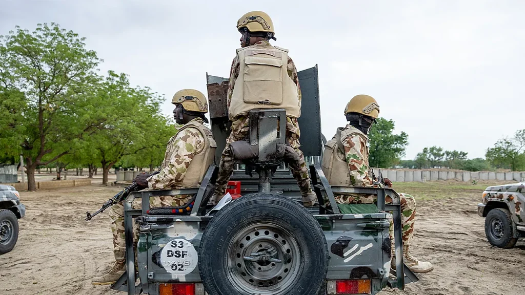 [U.S. military forces deployed to Nigeria to assist in operations against armed groups.