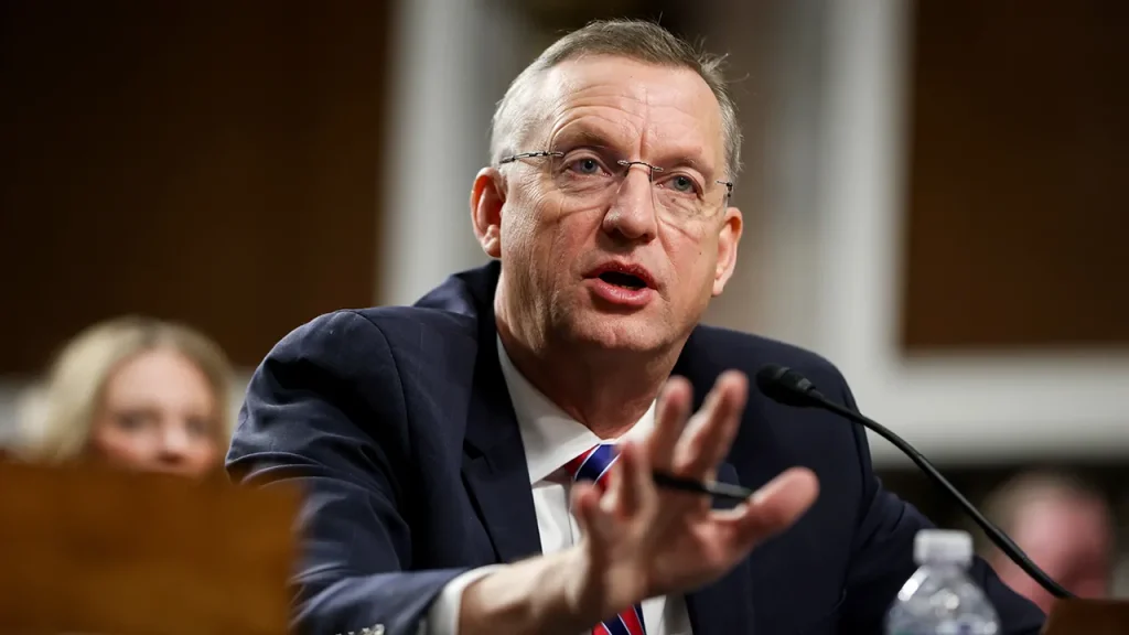 VA disability claims backlog falls below 100,000 during Trump administration, reports Secretary Collins.