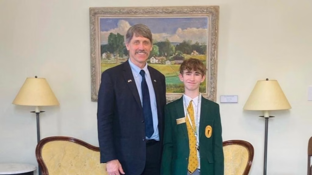 14-Year-Old Becomes First Teen to Qualify for Vermont's General Election Ballot as Governor Candidate