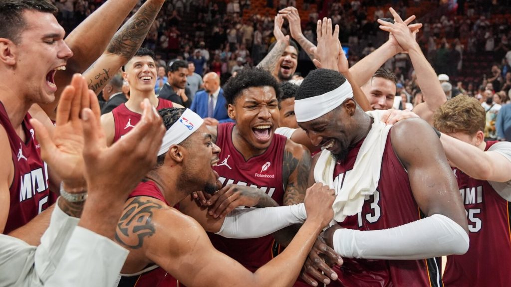Adebayo of the Heat records 83 points, ranking second in NBA history behind Wilt Chamberlain.