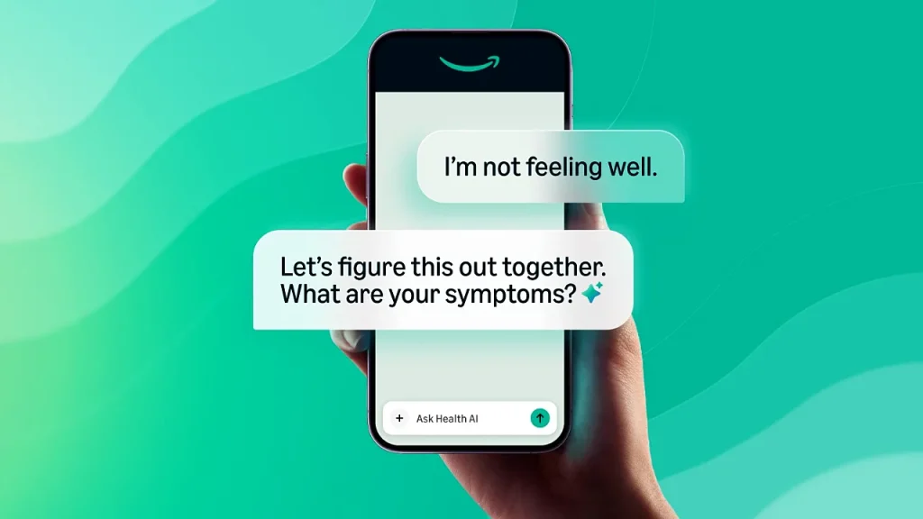 Amazon Prime offers complimentary medical consultations through new Health AI feature.