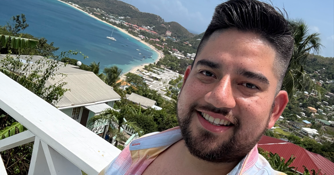 American Airlines flight attendant's partner expresses hope for his safety as he goes missing in Colombia.