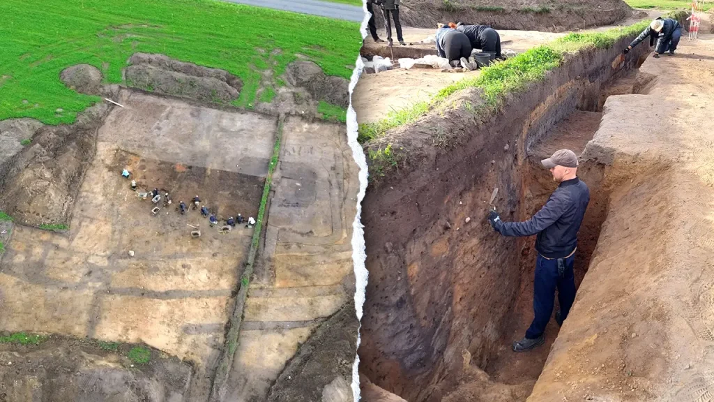 Ancient temple from the Iron Age discovered by archaeologists at a Danish site