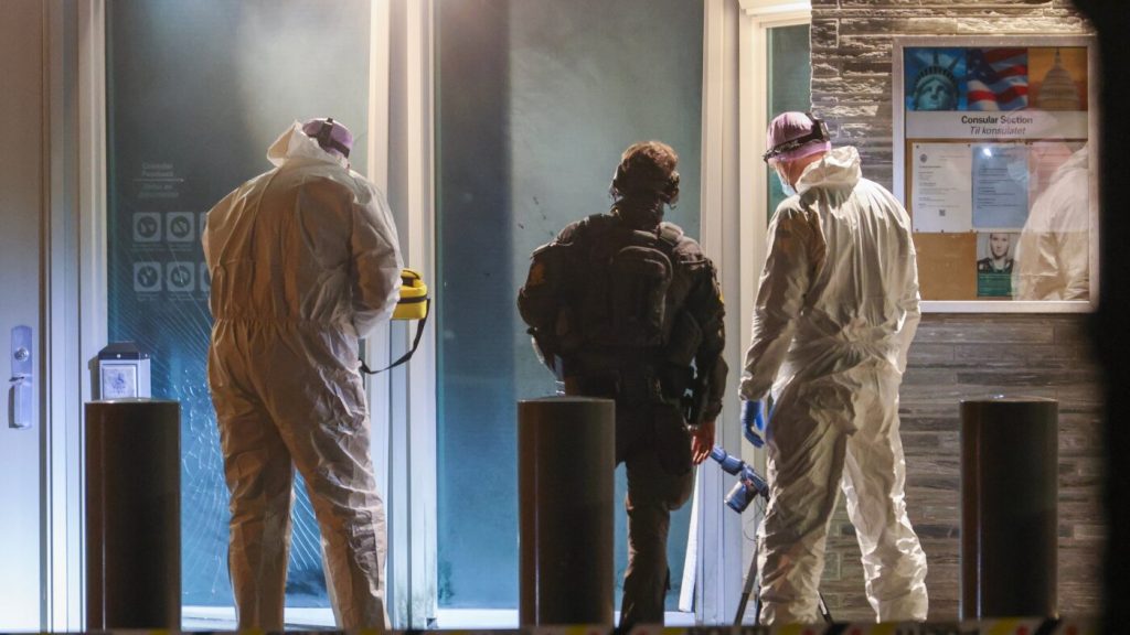 Authorities looking into explosion near the U.S. Embassy in Oslo
