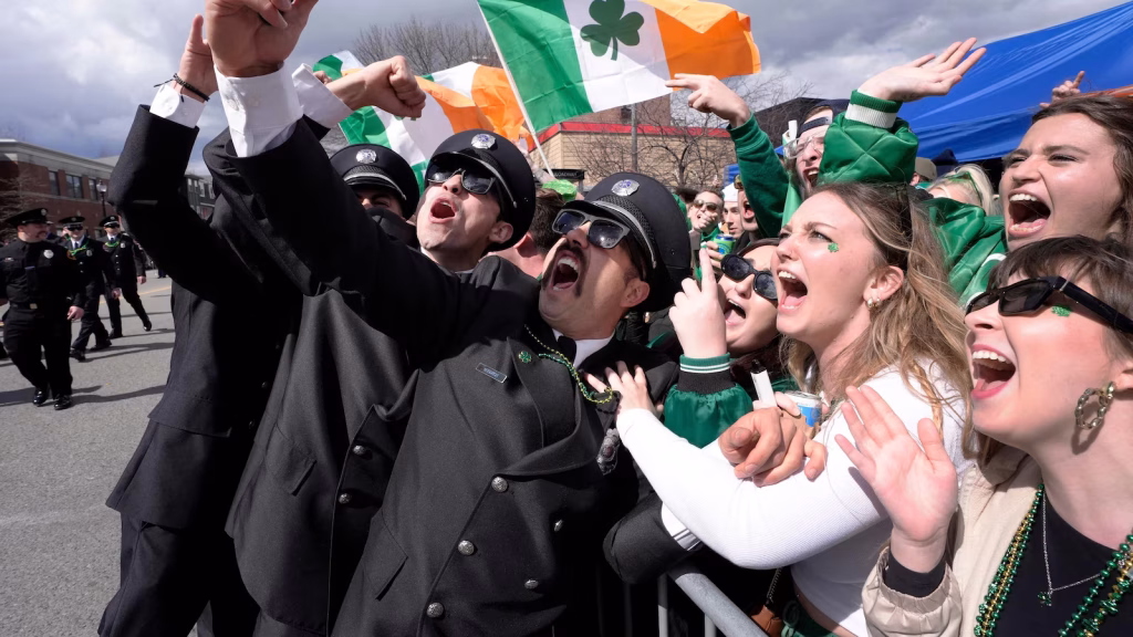 Boston's St. Patrick's Day parade ranks as one of the largest celebrations of Irish heritage in the country.