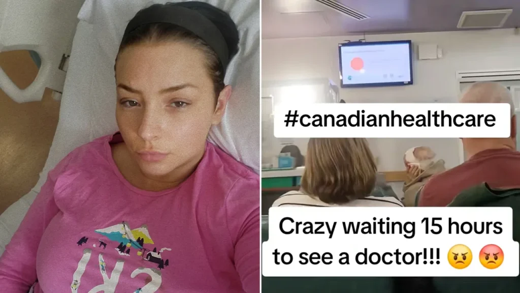 Canadian woman experiences a 15-hour wait in emergency room for appendicitis, criticizes healthcare system for delays