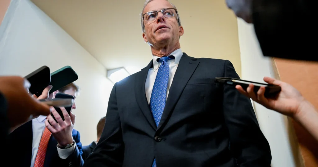 Discussions on DHS funding stalled as Trump urges GOP to connect legislation with SAVE America Act