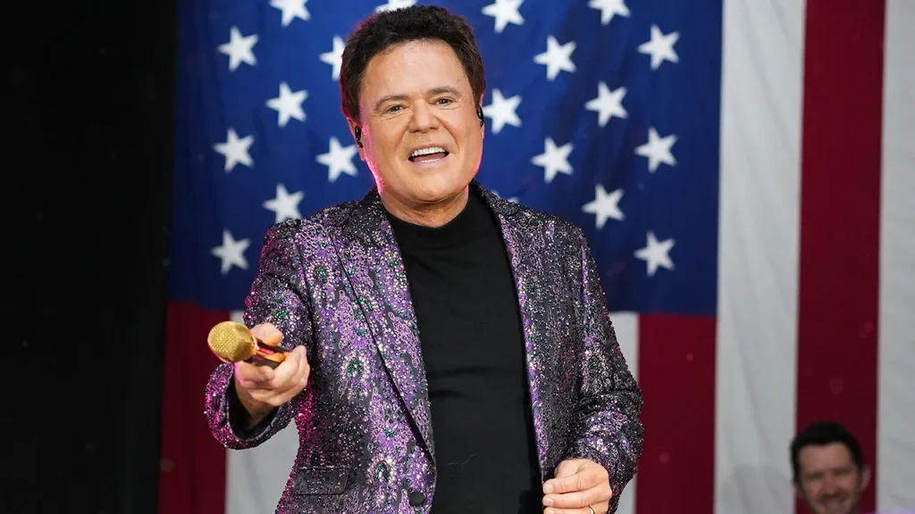 Donny Osmond employs artificial intelligence to generate a youthful version of himself for performances.