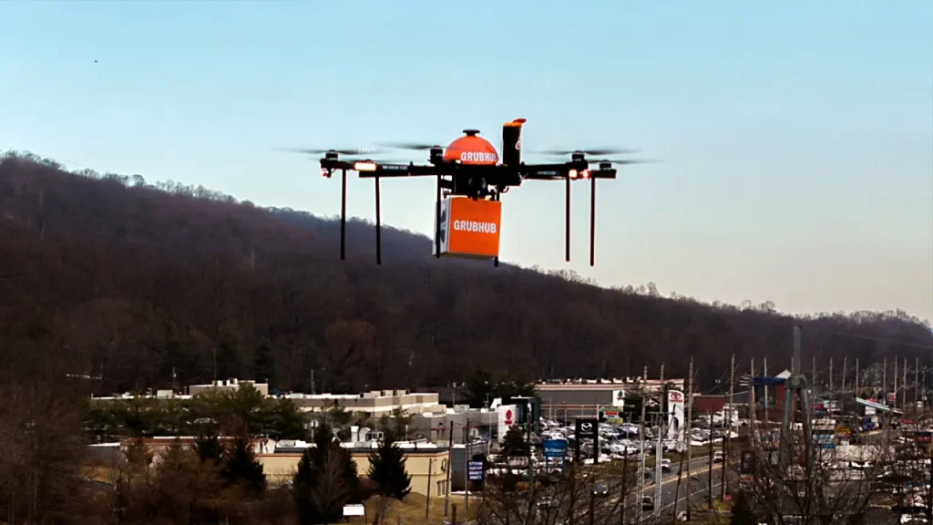 Drones for food delivery begin operations in New Jersey