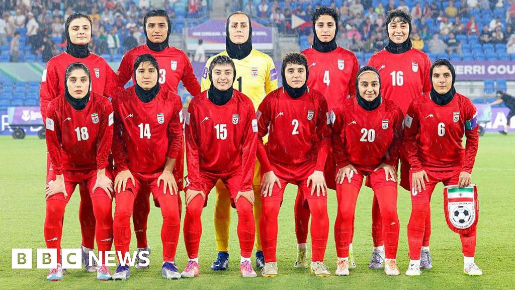 [Five Iranian female football players taking refuge in Australia following Asian Cup demonstration