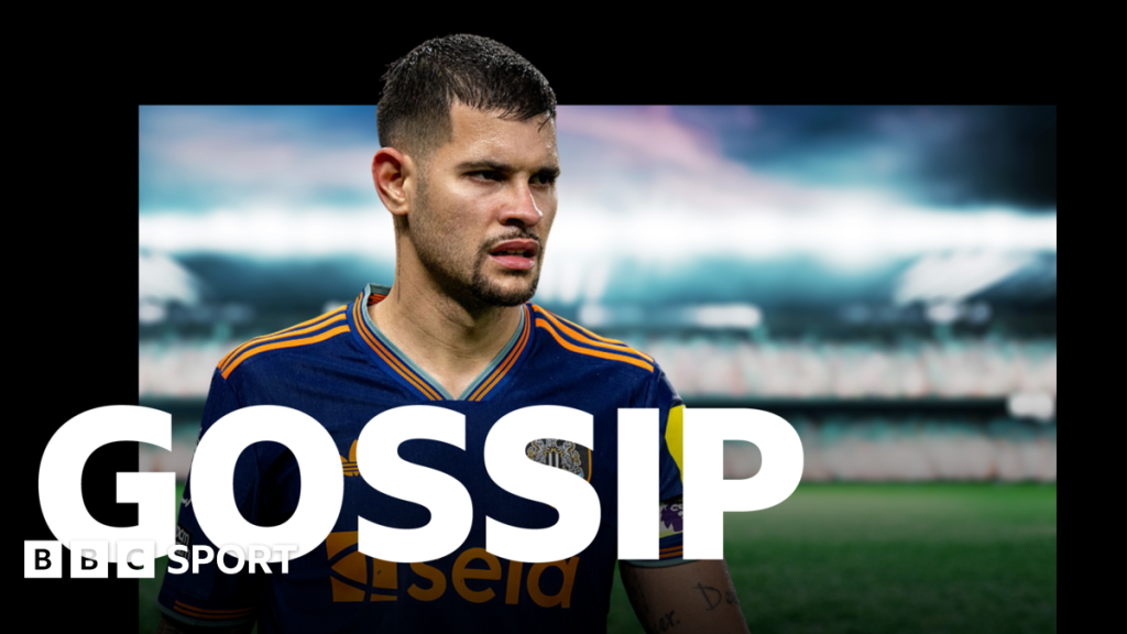 Football transfer rumors: Updates on Guimaraes, Rashford, Romero, Kolo Muani, Salah, Sancho, and Tielemans.