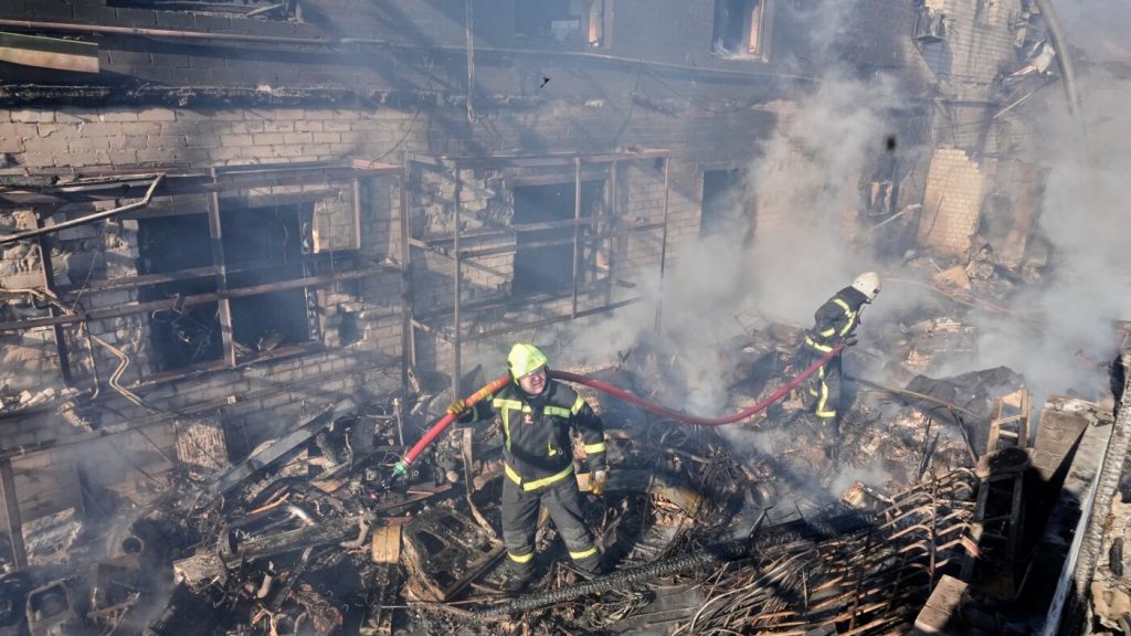 Four dead and 15 injured in Russian attack on Kyiv area